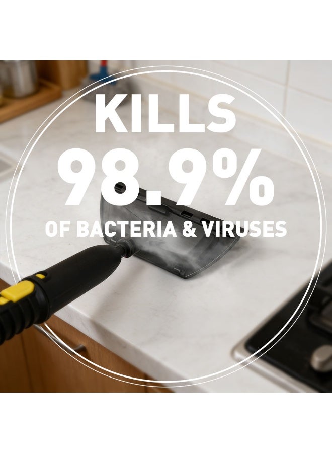 ET-LIFE Steam Cleaner, Multi-Purpose Mop, Chemical-Free Cleaning for floors, cars, tiles, upholstery, kitchen appliances, grout, and more(13-Piece Kit) - Image 4